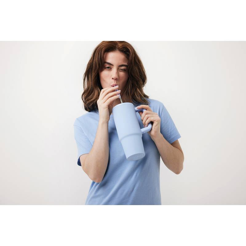 Termo hrnek Embrace 900 ml z RCS recykl. nerezové oceli, modrá světlá Termo hrnek Embrace 900 ml z RCS recykl. nerezové oceli, modrá světlá