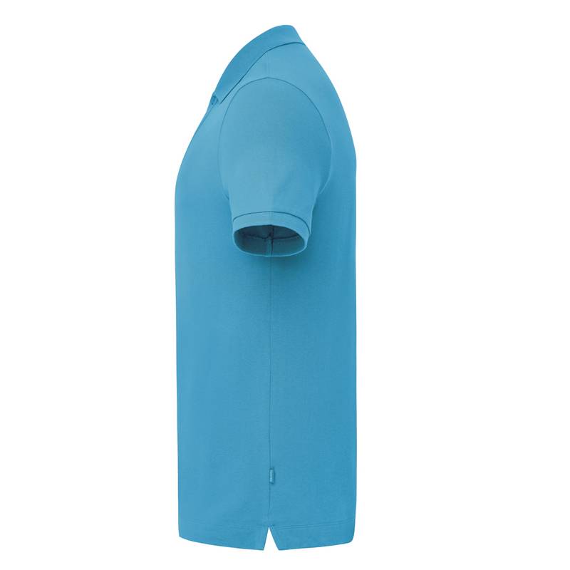 Polo tričko Iqoniq Yosemite z recykl. bavlny, modrá tranquil, 5XL Polo tričko Iqoniq Yosemite z recykl. bavlny, modrá tranquil, 5XL