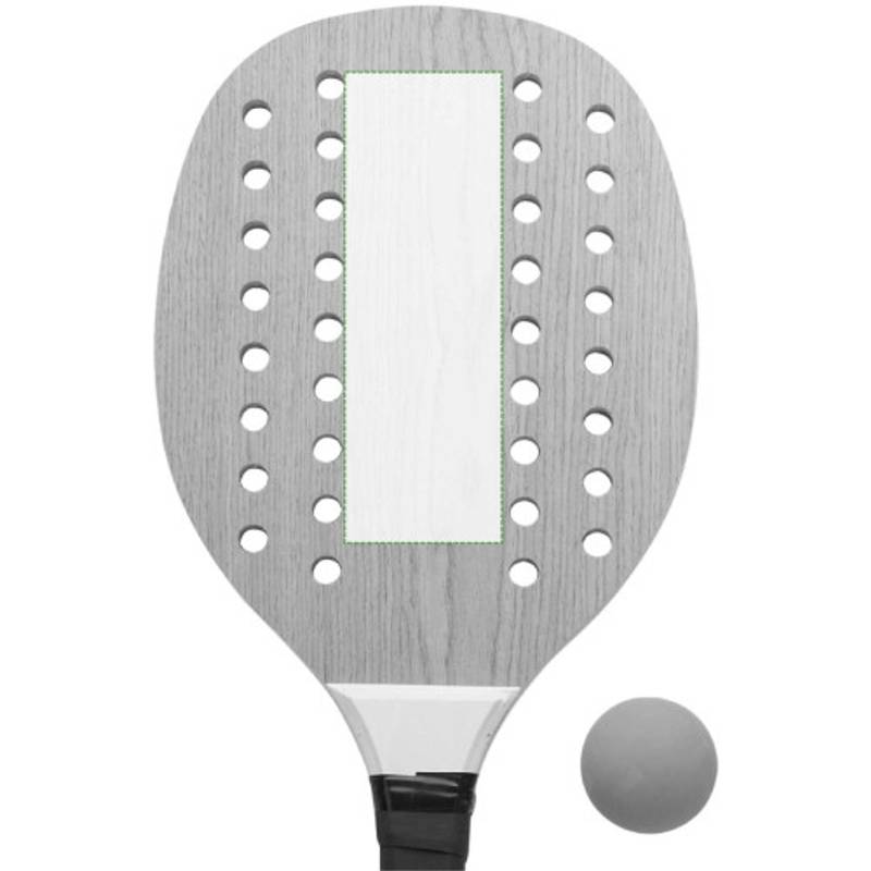 Tenisový set z palisandru Sergio, hnědá Tenisový set z palisandru Sergio, hnědá