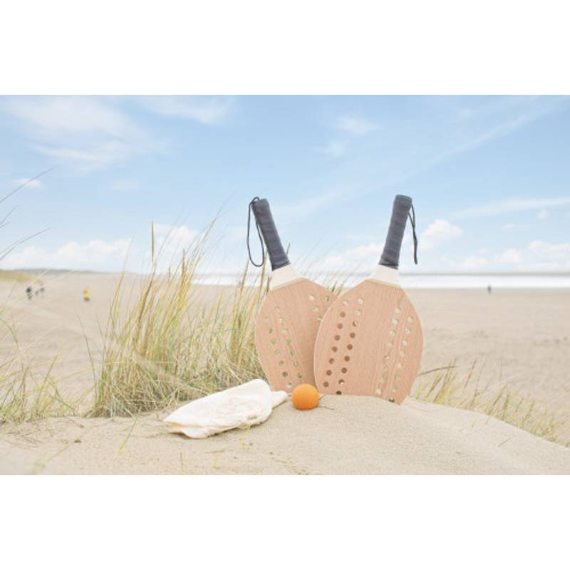 Tenisový set z palisandru Sergio, hnědá Tenisový set z palisandru Sergio, hnědá