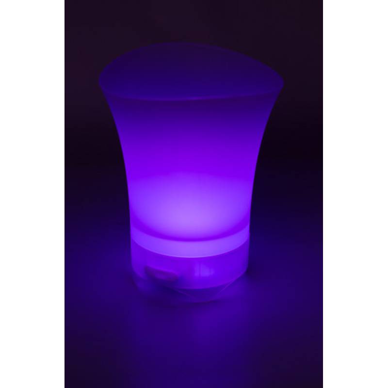 ABS kbelík na led s reproduktorem Annabel, bílá ABS kbelík na led s reproduktorem Annabel, bílá