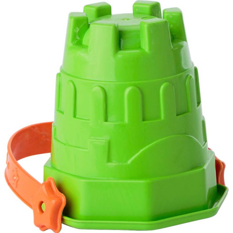 Plážový kbelík z recyklovaného PP Mateo, vícebarevný Plážový kbelík z recyklovaného PP Mateo, vícebarevný