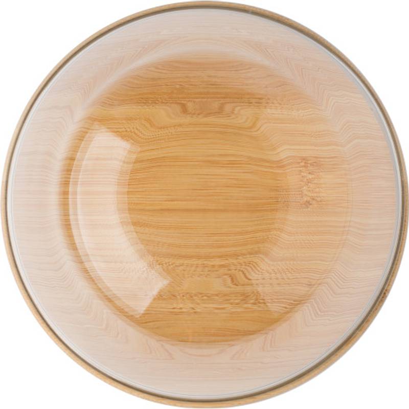 Skleněná salátová mísa Isabeau, hnědá Skleněná salátová mísa Isabeau, hnědá