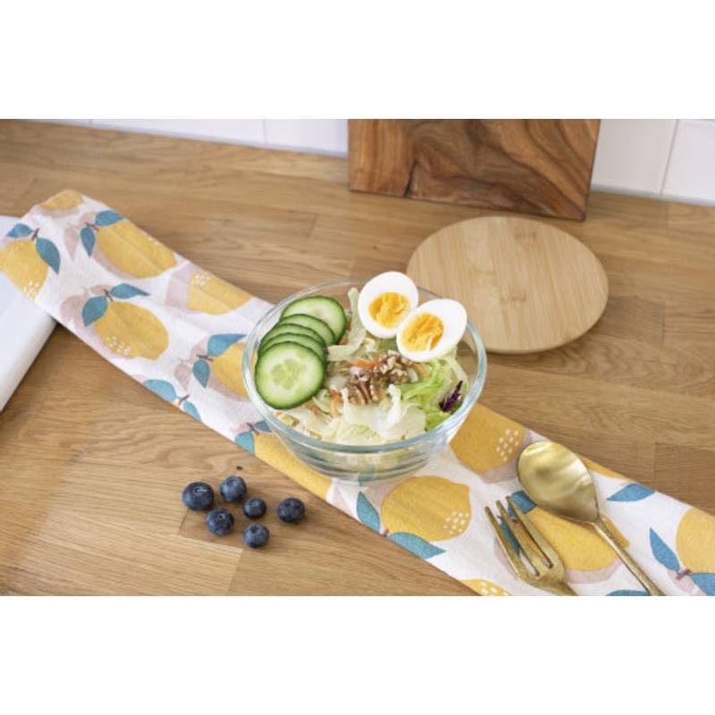 Skleněná salátová mísa Isabeau, hnědá Skleněná salátová mísa Isabeau, hnědá