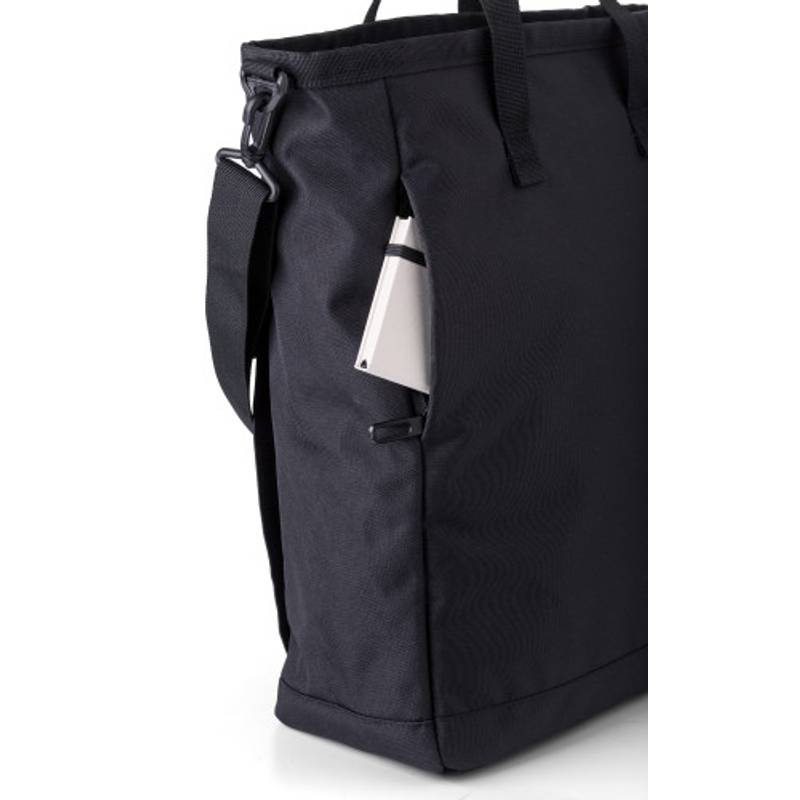 Polyesterová (900D) taška cez rameno Dean, čierna Polyesterová (900D) taška cez rameno Dean, čierna