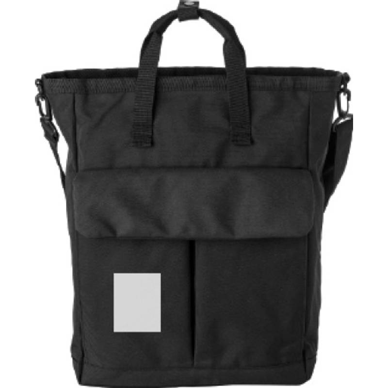 Polyesterová (900D) taška cez rameno Dean, čierna Polyesterová (900D) taška cez rameno Dean, čierna