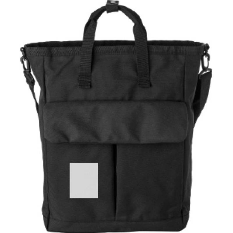 Polyesterová (900D) taška cez rameno Dean, čierna Polyesterová (900D) taška cez rameno Dean, čierna