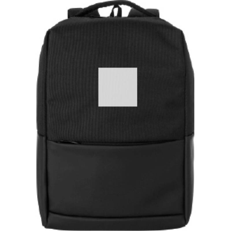 Polyesterový (600D) batoh na notebook Oscar, černá Polyesterový (600D) batoh na notebook Oscar, černá