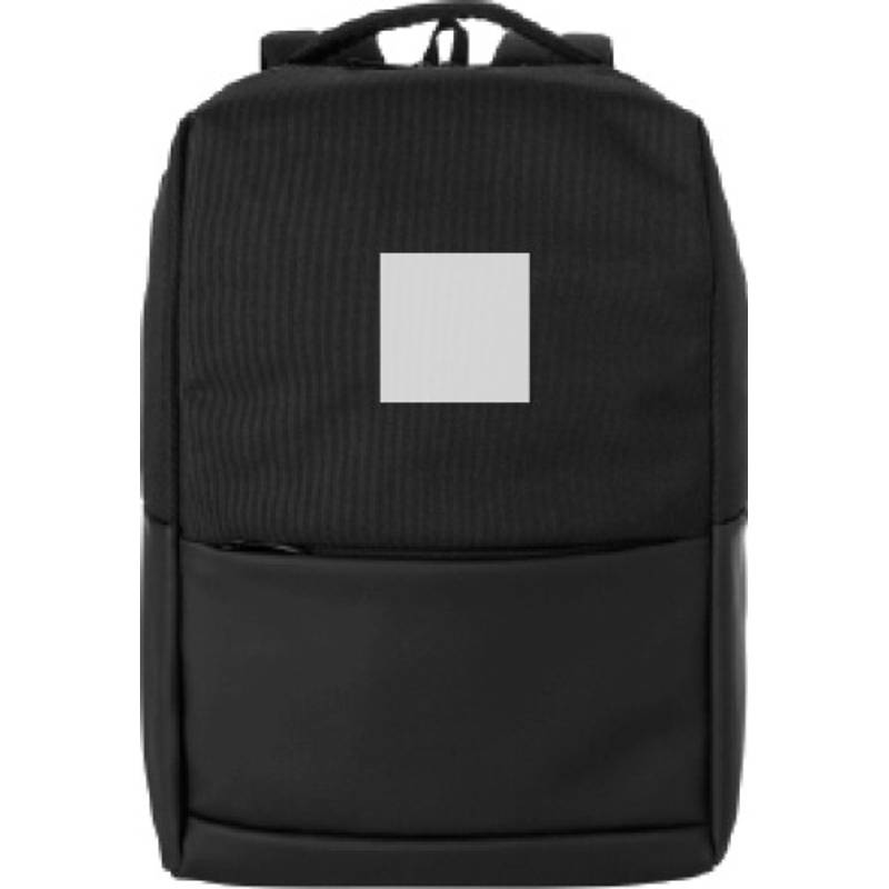 Polyesterový (600D) batoh na notebook Oscar, černá Polyesterový (600D) batoh na notebook Oscar, černá