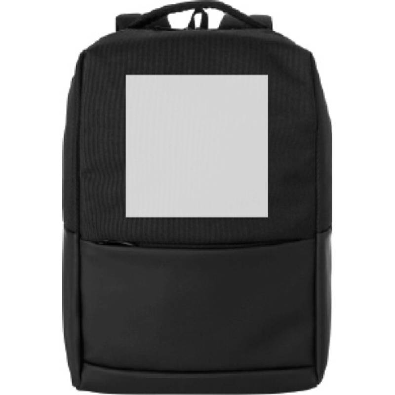 Polyesterový (600D) batoh na notebook Oscar, černá Polyesterový (600D) batoh na notebook Oscar, černá