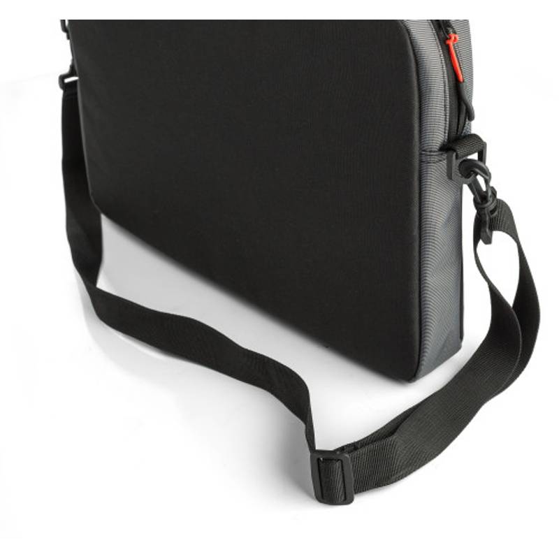 500D dvoubarevná taška na notebook Seren, šedá 500D dvoubarevná taška na notebook Seren, šedá