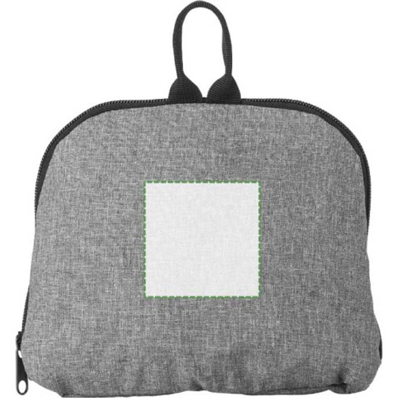 300D Two Tone skládací batoh Camilla se stahovací šňůrkou, šedá 300D Two Tone skládací batoh Camilla se stahovací šňůrkou, šedá