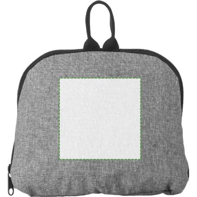 300D Two Tone skládací batoh Camilla se stahovací šňůrkou, šedá 300D Two Tone skládací batoh Camilla se stahovací šňůrkou, šedá