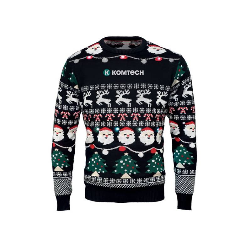 Vianočný sveter s LED, S/M, viacfarebná Vianočný sveter s LED, S/M, viacfarebná