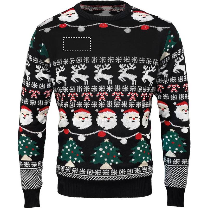 Vianočný sveter s LED, S/M, viacfarebná Vianočný sveter s LED, S/M, viacfarebná