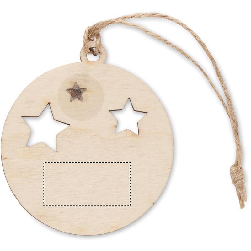 Dřevěná ozdoba, hnědá Dřevěná ozdoba, hnědá