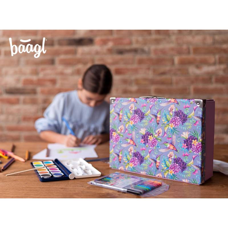 BAAGL - Skladací školský kufrík Mýval s kovaním BAAGL - Skladací školský kufrík Mýval s kovaním