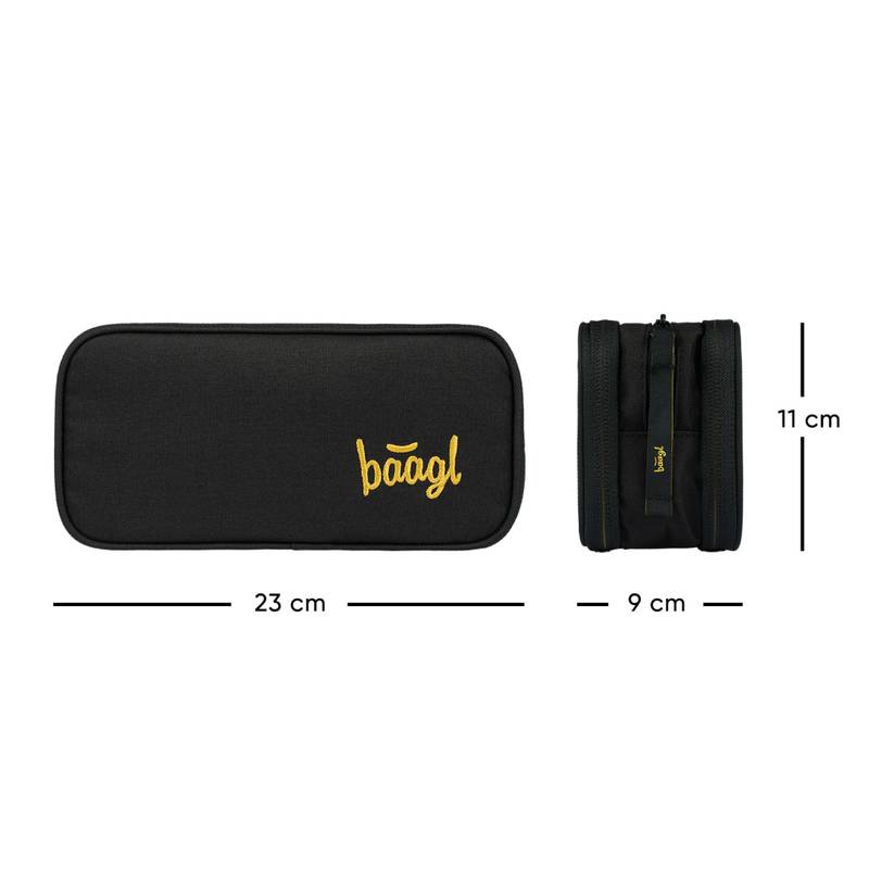 BAAGL - Peračník etui Eggy Big Black BAAGL - Peračník etui Eggy Big Black