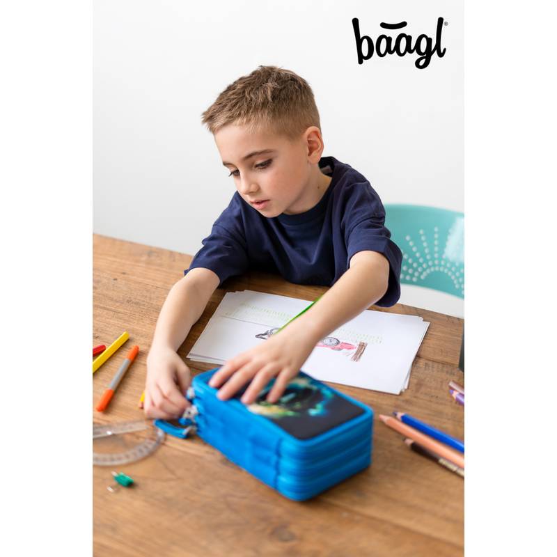 BAAGL - Školský trojposchodový peračník Závodné auto BAAGL - Školský trojposchodový peračník Závodné auto