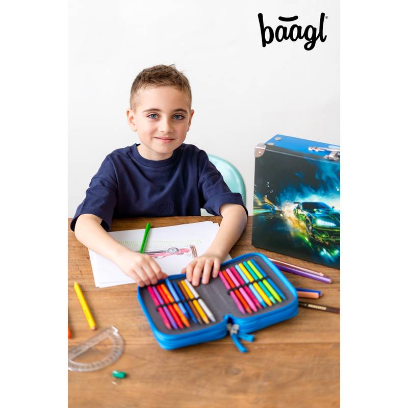 BAAGL - Školský trojposchodový peračník Závodné auto BAAGL - Školský trojposchodový peračník Závodné auto