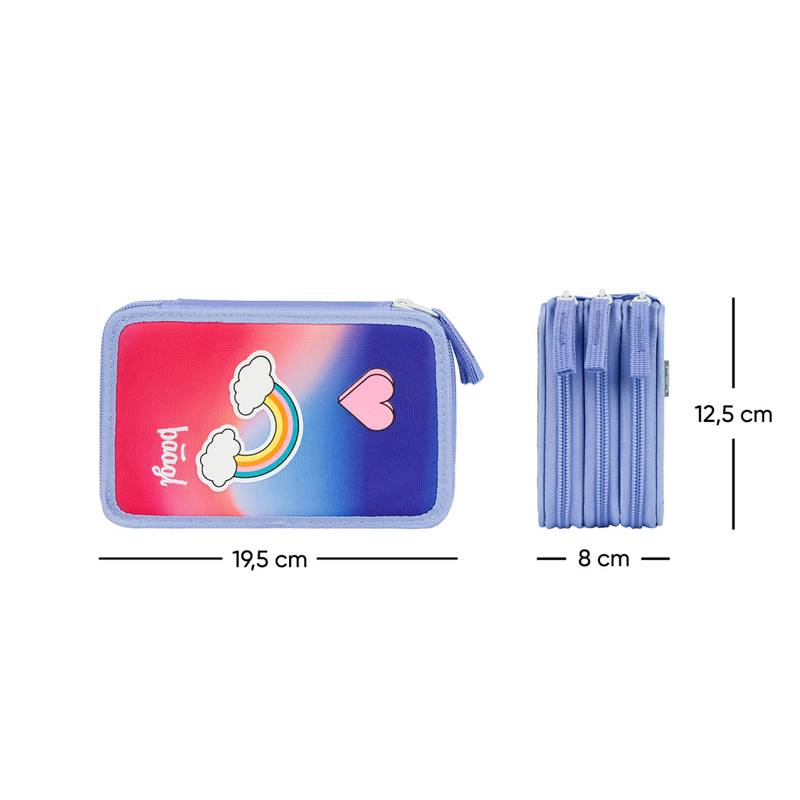 BAAGL - Školský trojposchodový peračník Hippie BAAGL - Školský trojposchodový peračník Hippie