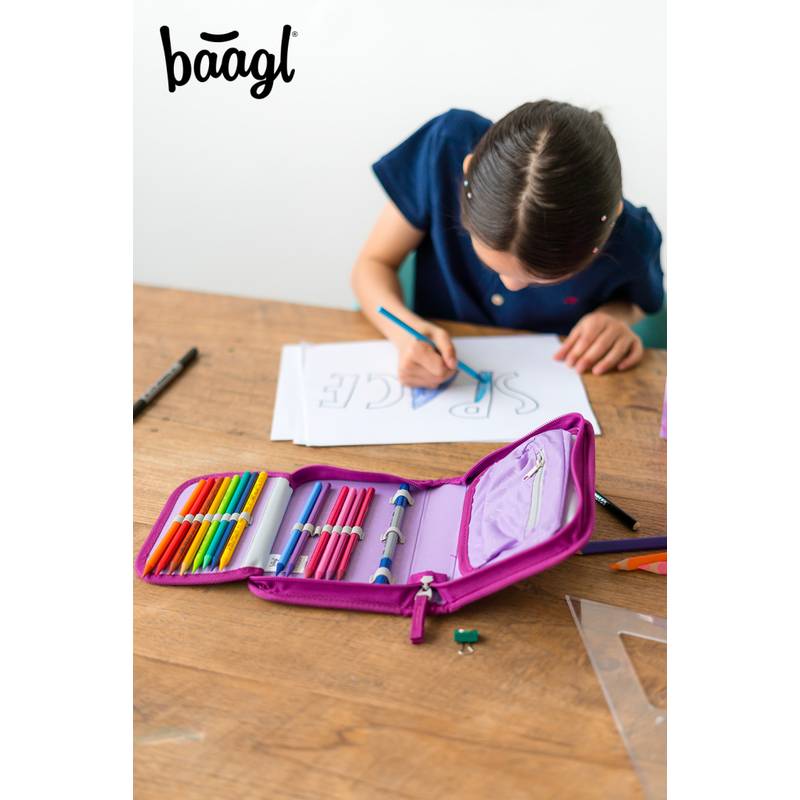 BAAGL - Školní penál jednopatrový Jednorožec Království BAAGL - Školní penál jednopatrový Jednorožec Království