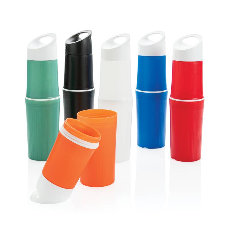 Organická fľaša na vodu BE O Bottle, vyrobené v EU, červená Organická fľaša na vodu BE O Bottle, vyrobené v EU, červená