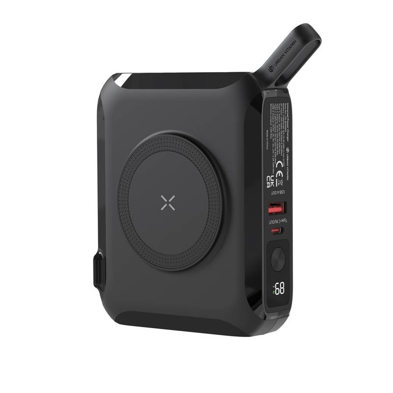 Univerzálna nabíjačka 5v1 65W 15000mAh Urban Vitamin Oxnard, čierna Univerzálna nabíjačka 5v1 65W 15000mAh Urban Vitamin Oxnard, čierna