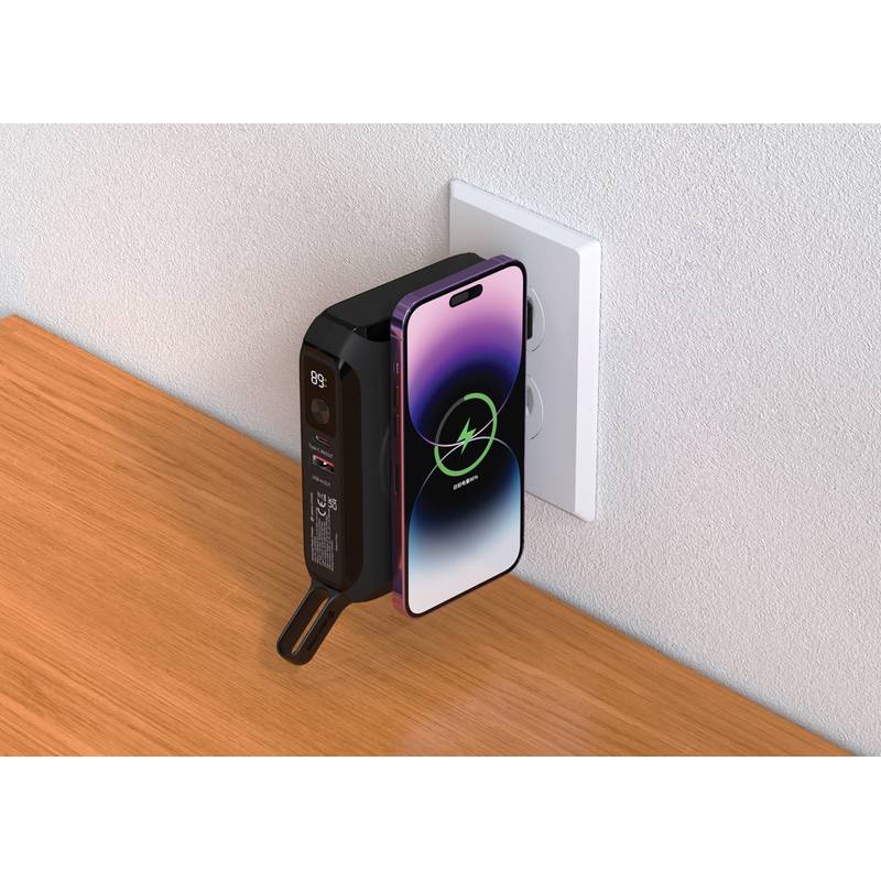 Univerzálna nabíjačka 5v1 65W 15000mAh Urban Vitamin Oxnard, čierna Univerzálna nabíjačka 5v1 65W 15000mAh Urban Vitamin Oxnard, čierna