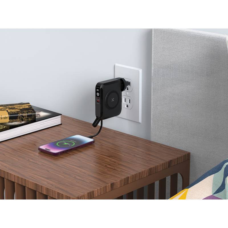 Univerzálna nabíjačka 5v1 65W 15000mAh Urban Vitamin Oxnard, čierna Univerzálna nabíjačka 5v1 65W 15000mAh Urban Vitamin Oxnard, čierna