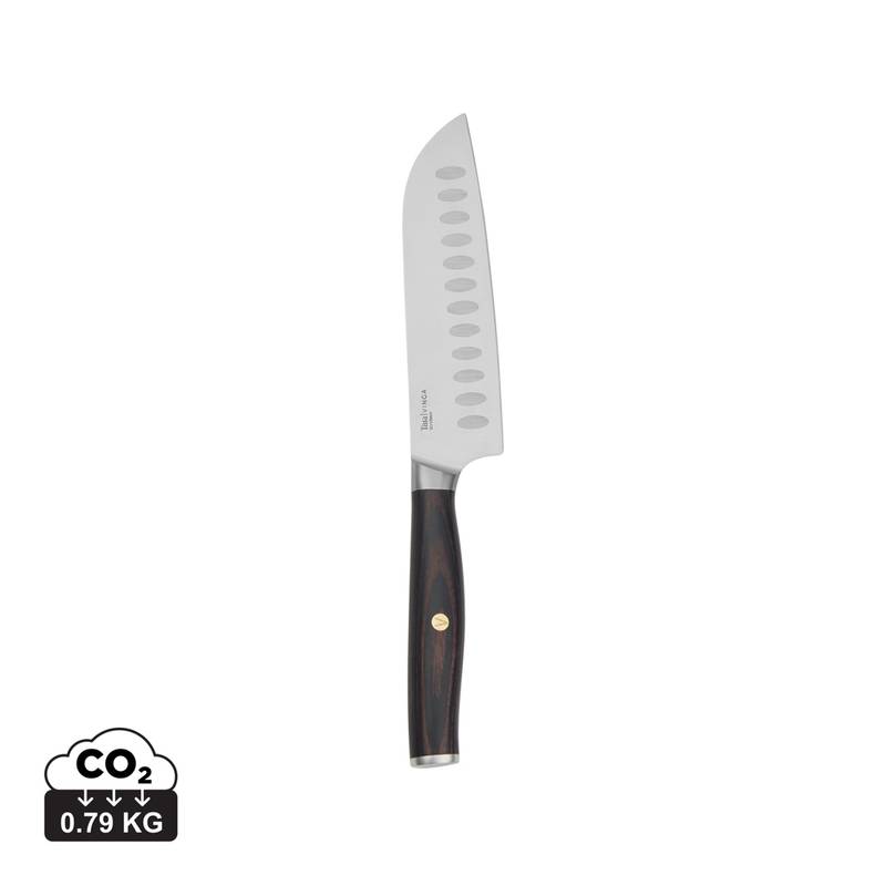 Nôž santoku 14cm VINGA Tara z RCS recykl. ocele, čierna Nôž santoku 14cm VINGA Tara z RCS recykl. ocele, čierna