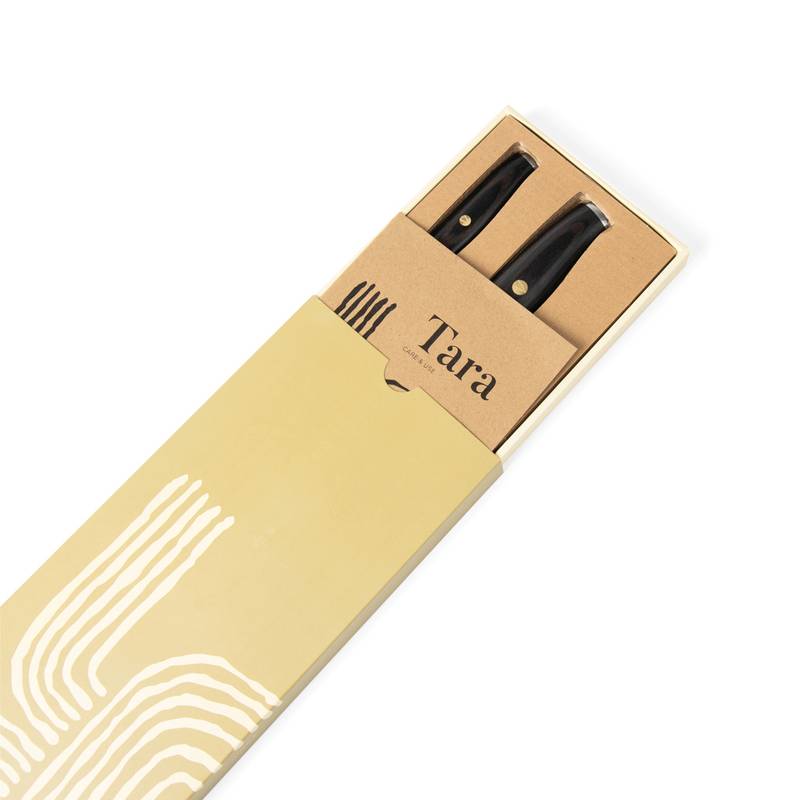 Sada nožů VINGA Tara z RCS recykl. oceli, černá Sada nožů VINGA Tara z RCS recykl. oceli, černá