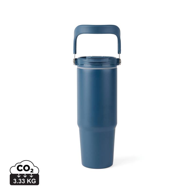 Termofľaša VINGA Eos z RCS recykl. nerezovej ocele 880ml, modrá námornícka Termofľaša VINGA Eos z RCS recykl. nerezovej ocele 880ml, modrá námornícka