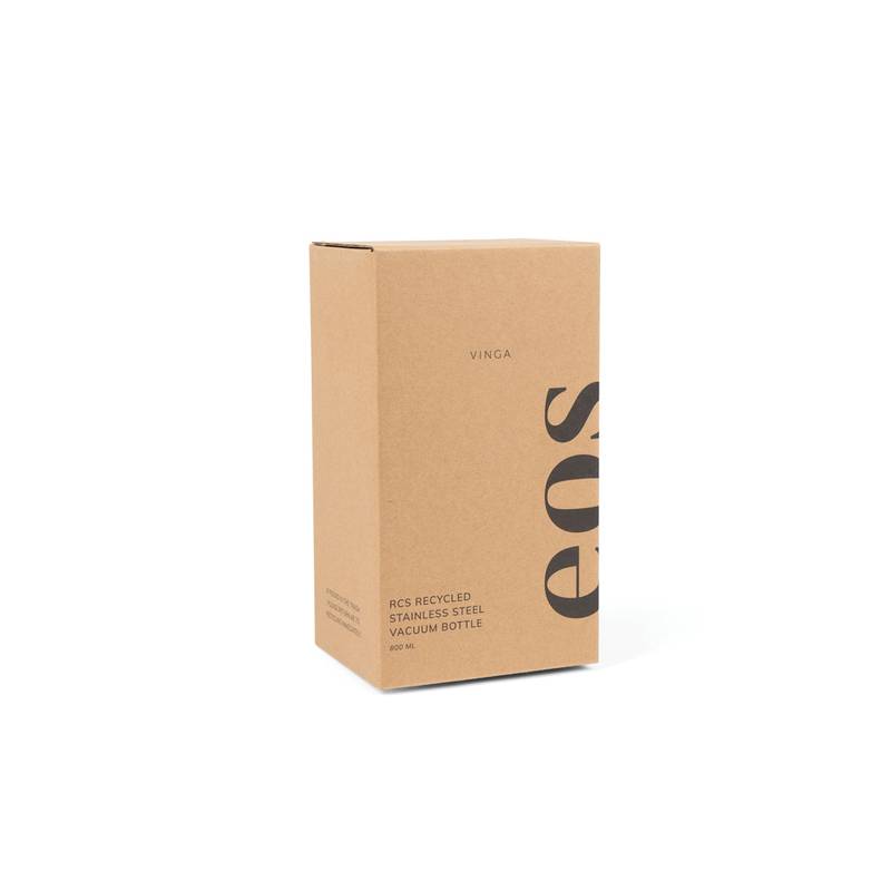 Termoláhev VINGA Eos z RCS recykl. nerezové oceli 800ml, modrá námořnická Termoláhev VINGA Eos z RCS recykl. nerezové oceli 800ml, modrá námořnická