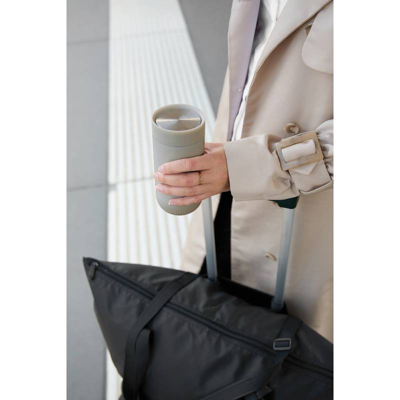 Push termohrnek VINGA Erie z RCS recykl. SS 350ml, šedá Push termohrnek VINGA Erie z RCS recykl. SS 350ml, šedá