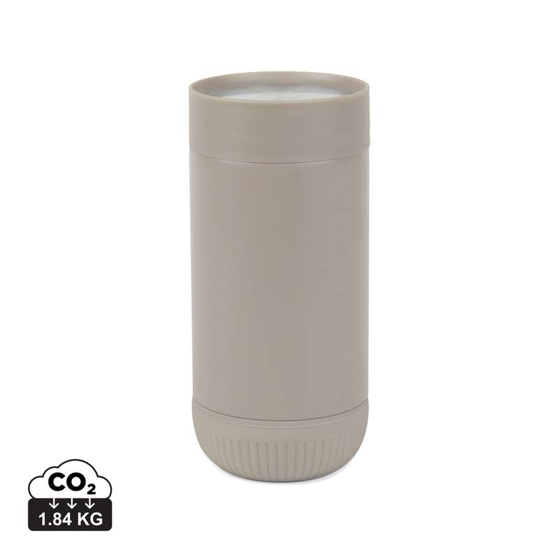 Push termohrnek VINGA Erie z RCS recykl. SS 350ml, šedá Push termohrnek VINGA Erie z RCS recykl. SS 350ml, šedá
