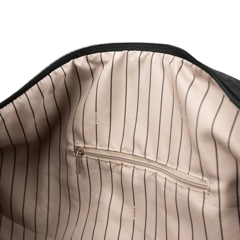 Víkendová taška VINGA Marlow z RCS recykl. polyesteru, černá Víkendová taška VINGA Marlow z RCS recykl. polyesteru, černá