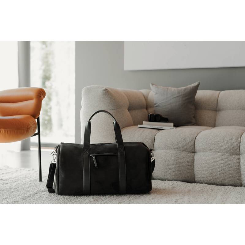 Víkendová taška VINGA Marlow z RCS recykl. polyesteru, černá Víkendová taška VINGA Marlow z RCS recykl. polyesteru, černá