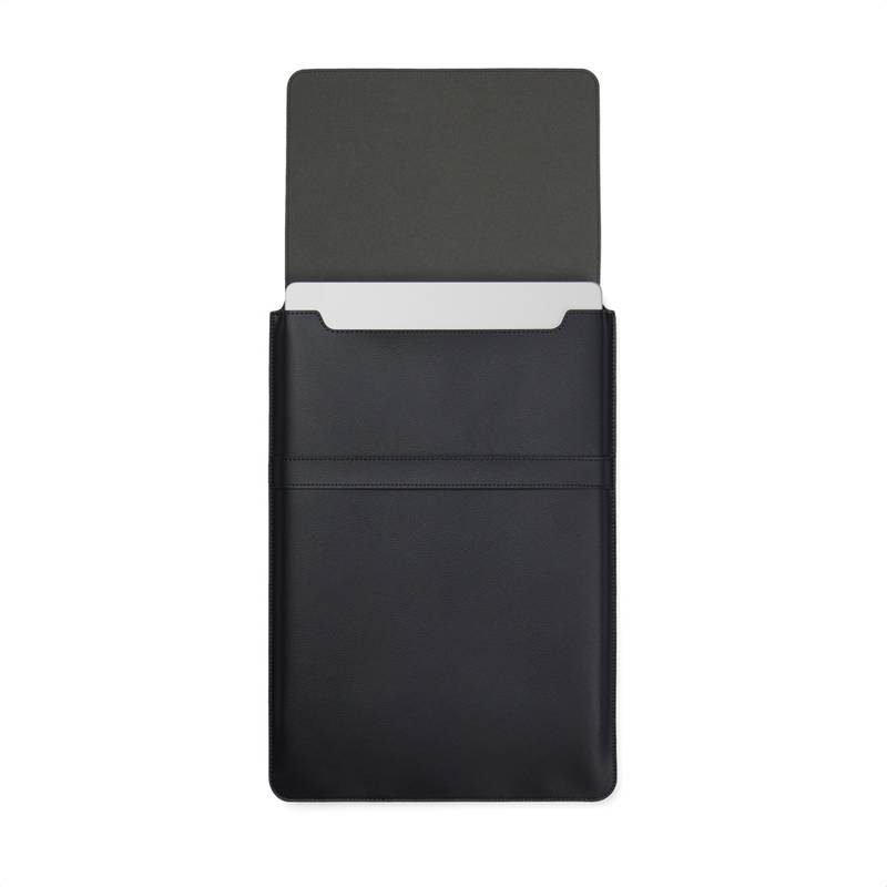 Obal na 14" notebook VINGA Timo z RCS RPET a PU, čierna Obal na 14" notebook VINGA Timo z RCS RPET a PU, čierna