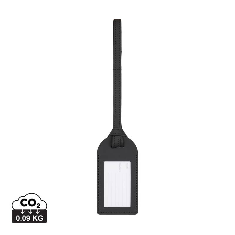 VINGA Baltimore RCS recyklovaná polyesterová visačka na bato, čierna VINGA Baltimore RCS recyklovaná polyesterová visačka na bato, čierna