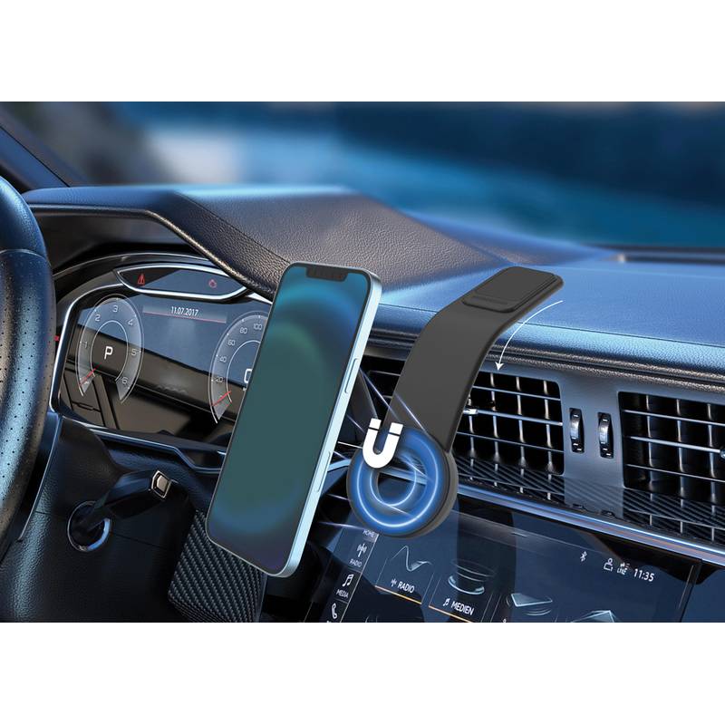 Univerzálny držiak na telefón do auta DriveGrip z RCS plastu, čierna Univerzálny držiak na telefón do auta DriveGrip z RCS plastu, čierna