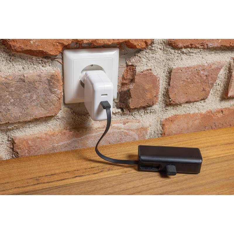 Powerbanka 3000mAh s USB C Powerlink z RCS recykl. plastu, čierna Powerbanka 3000mAh s USB C Powerlink z RCS recykl. plastu, čierna