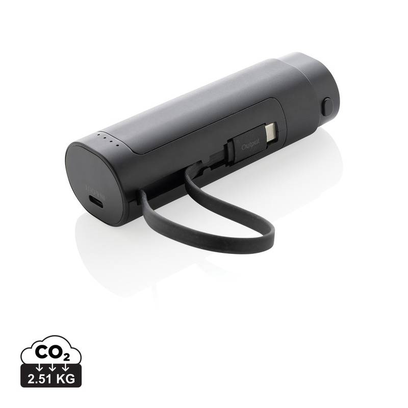 Powerbanka 5000mAh CycleCell s odnímatelnou baterií, černá Powerbanka 5000mAh CycleCell s odnímatelnou baterií, černá