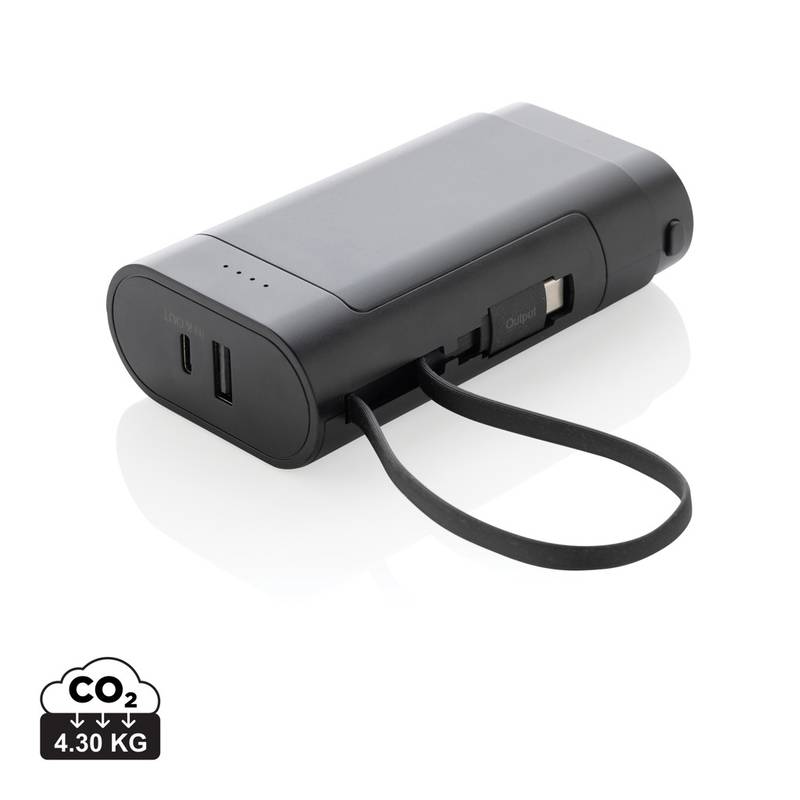 Powerbanka 10000mAh CycleCell s odnímatelnou baterií, černá Powerbanka 10000mAh CycleCell s odnímatelnou baterií, černá