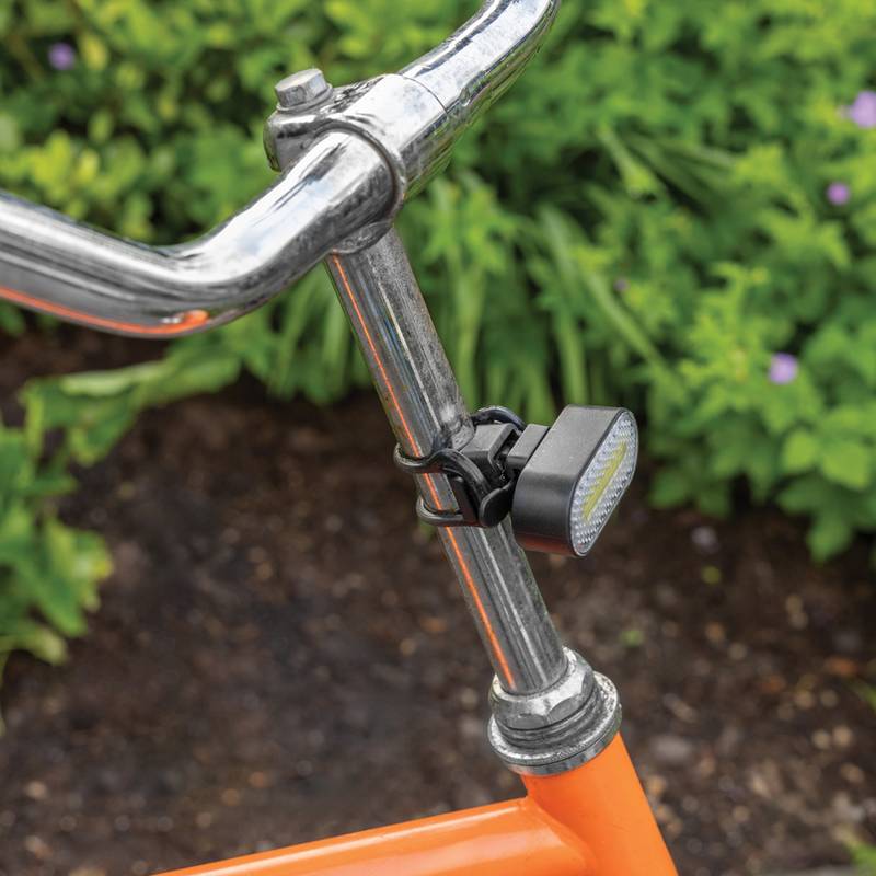 Sada USB dobíjateľných svetiel na bicykel Lumino z RCS ABS, čierna Sada USB dobíjateľných svetiel na bicykel Lumino z RCS ABS, čierna