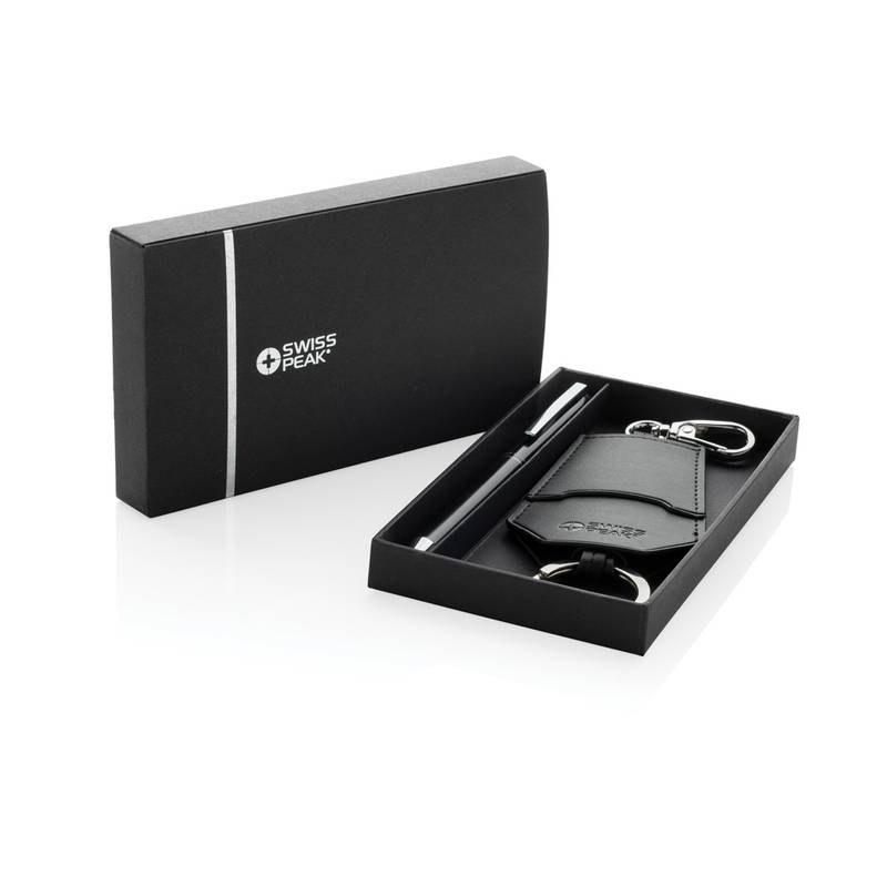 Sada rtů Swiss Peak Tula z RCS recykl. PU, černá Sada rtů Swiss Peak Tula z RCS recykl. PU, černá