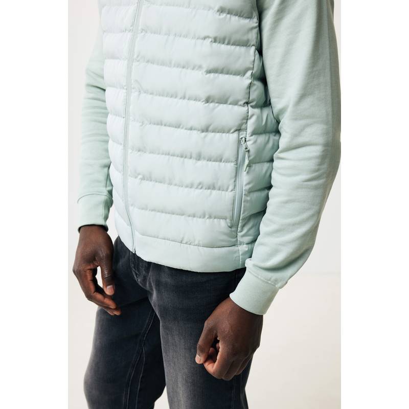 Pánská vesta Iqoniq Meru z recykl. polyesteru, zelená Iceberg XXL Pánská vesta Iqoniq Meru z recykl. polyesteru, zelená Iceberg XXL