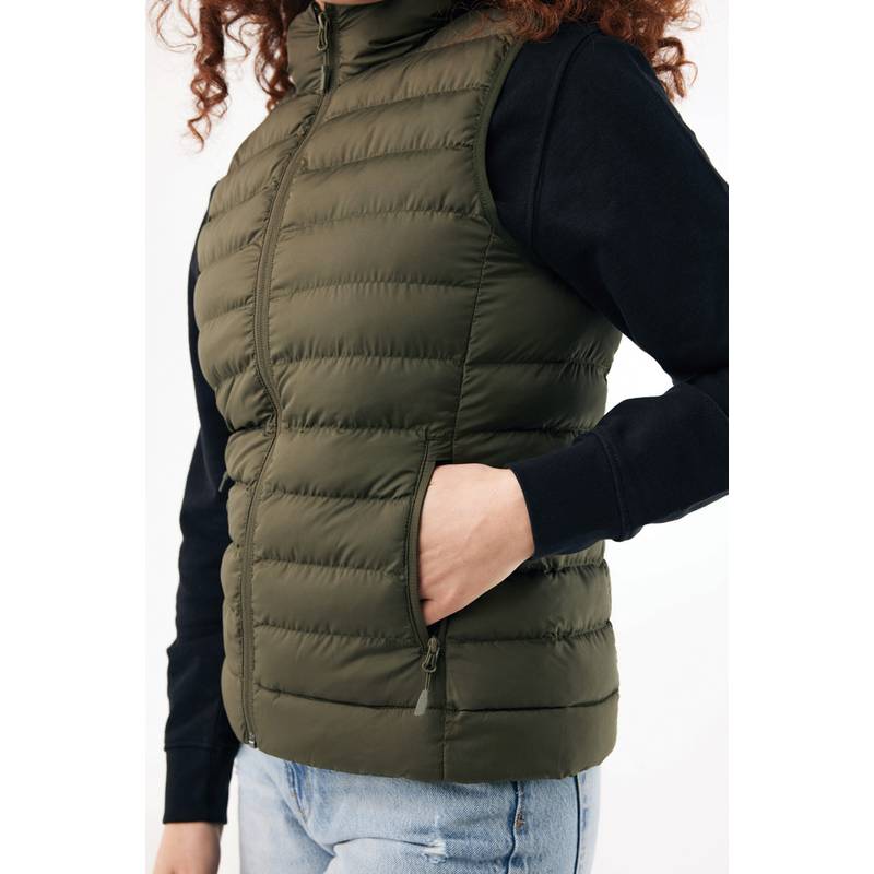 Dámská vesta Iqoniq Meru z recykl. polyesteru, zelená khaki L Dámská vesta Iqoniq Meru z recykl. polyesteru, zelená khaki L