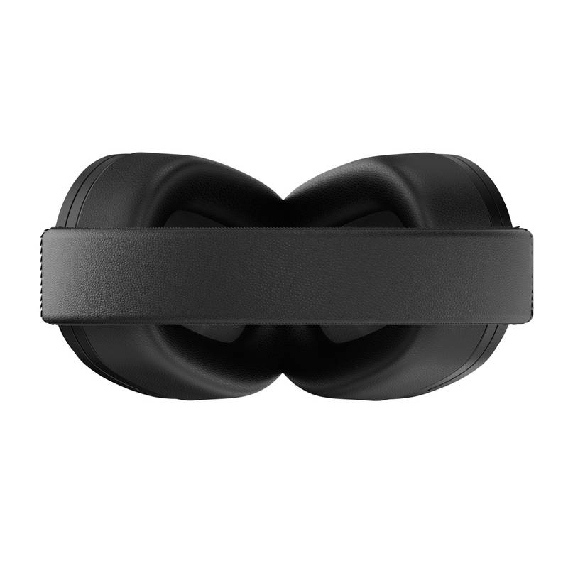 Opravitelná bezdrátová sluchátka Irvine z RCS recykl. plastu, černá Opravitelná bezdrátová sluchátka Irvine z RCS recykl. plastu, černá