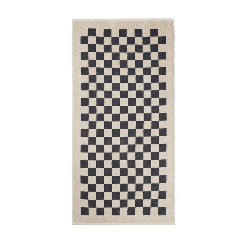 Sada 4ks uterákov VINGA Elba z OCS organickej bavlny, sivá - hnedá béžová Sada 4ks uterákov VINGA Elba z OCS organickej bavlny, sivá - hnedá béžová